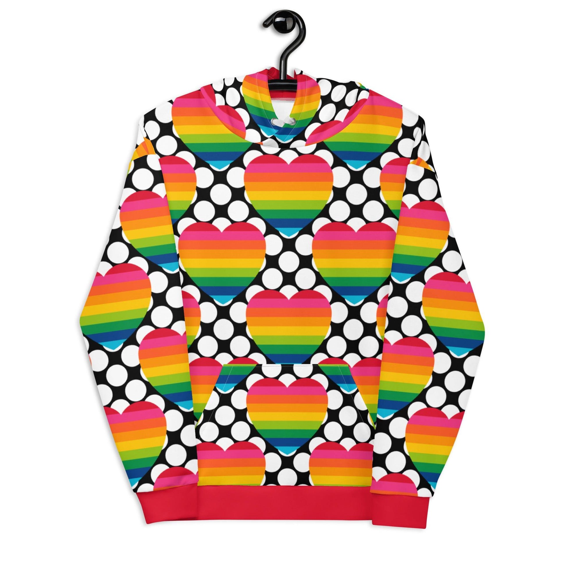 ELLIE LOVE DOT rainbow - Hoodie | SHALMIAK