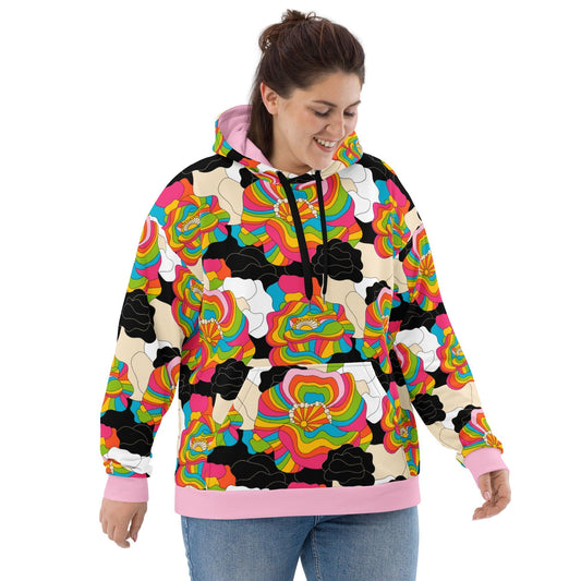 RAINBOW POPPY - Hoodie | SHALMIAK