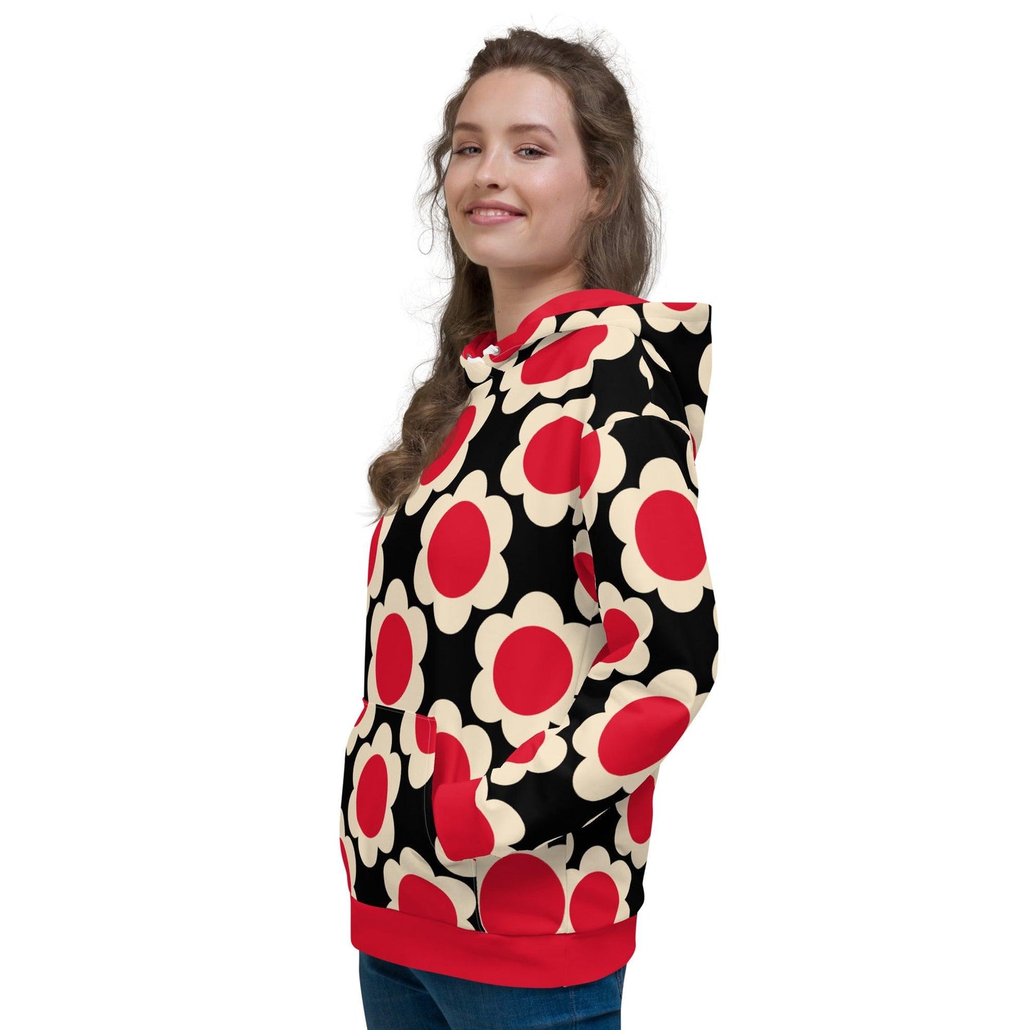 ELLIE red black - Hoodie | SHALMIAK