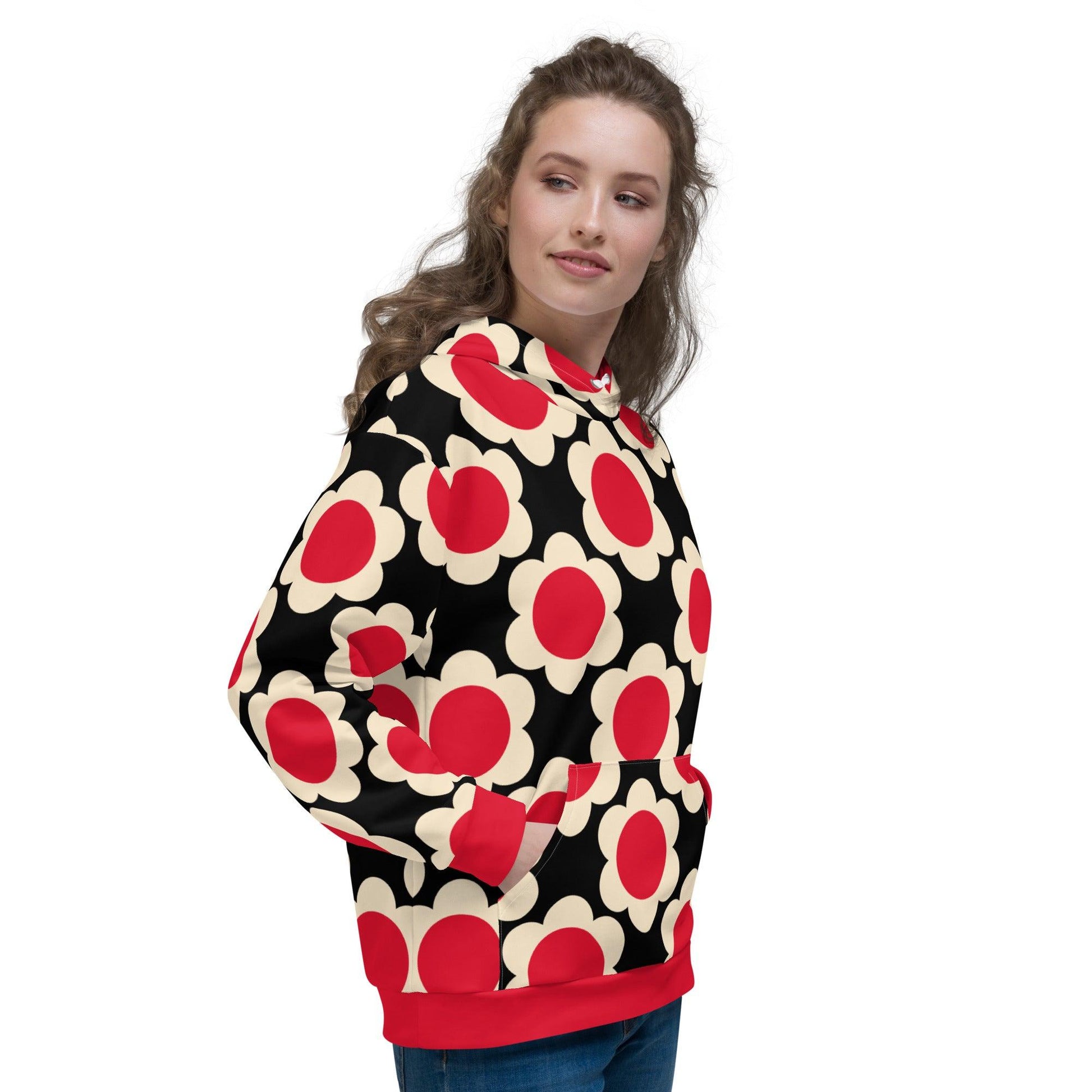 ELLIE red black - Hoodie | SHALMIAK