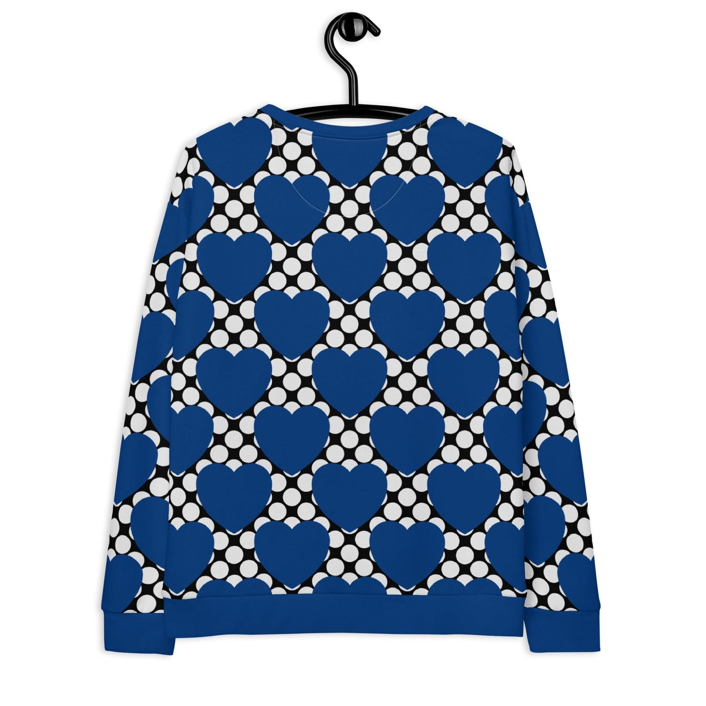 ELLIE LOVE DOT blue black - Sweatshirt | SHALMIAK