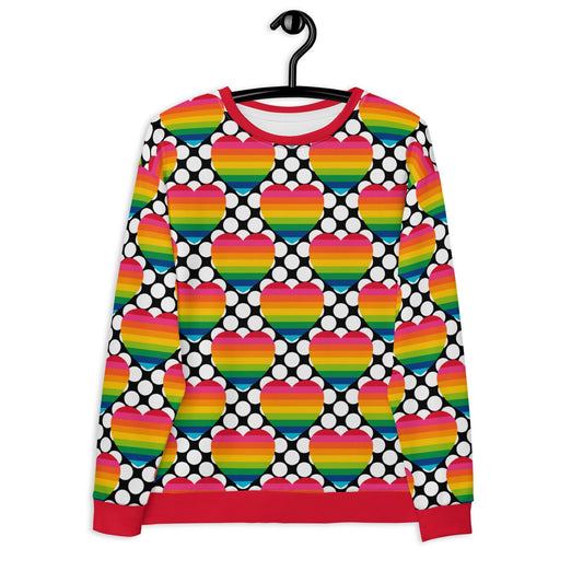 ELLIE LOVE DOT rainbow - Sweatshirt | SHALMIAK