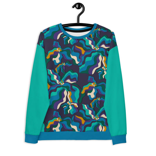 SASSY IRIS purple - Sweatshirt | SHALMIAK