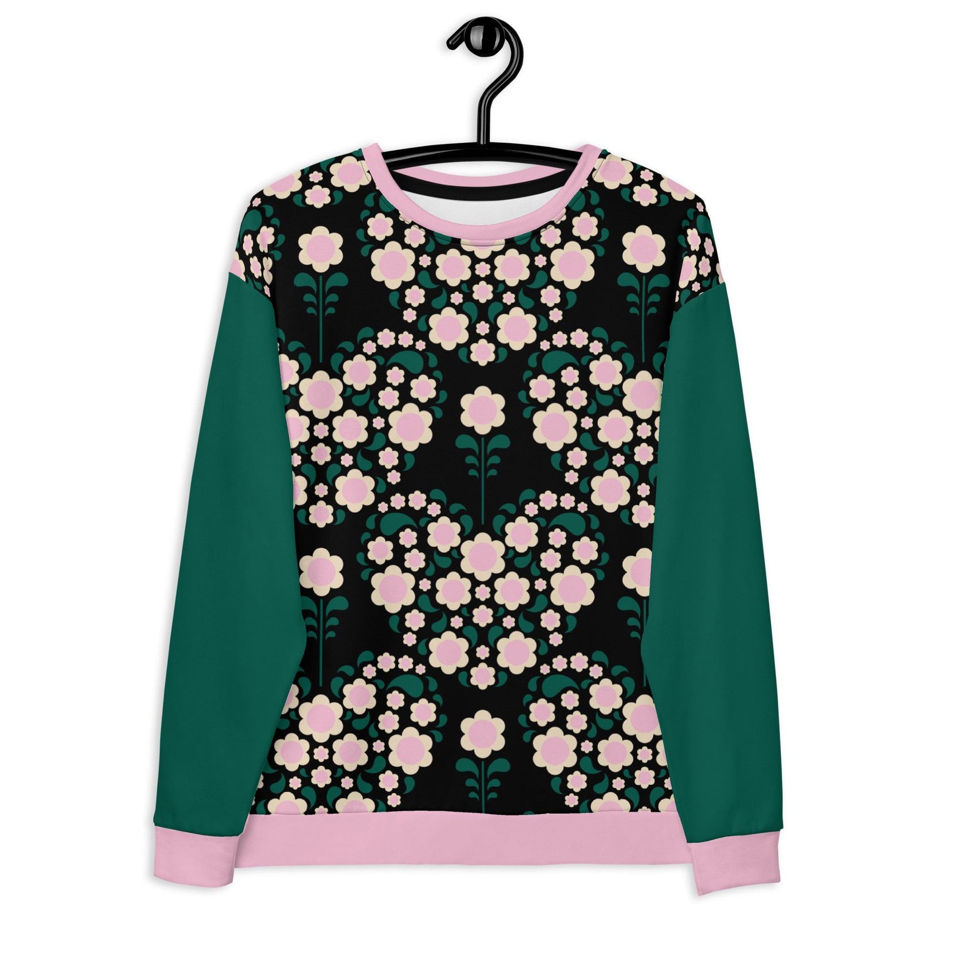HEARTBEAT pink black - Sweatshirt