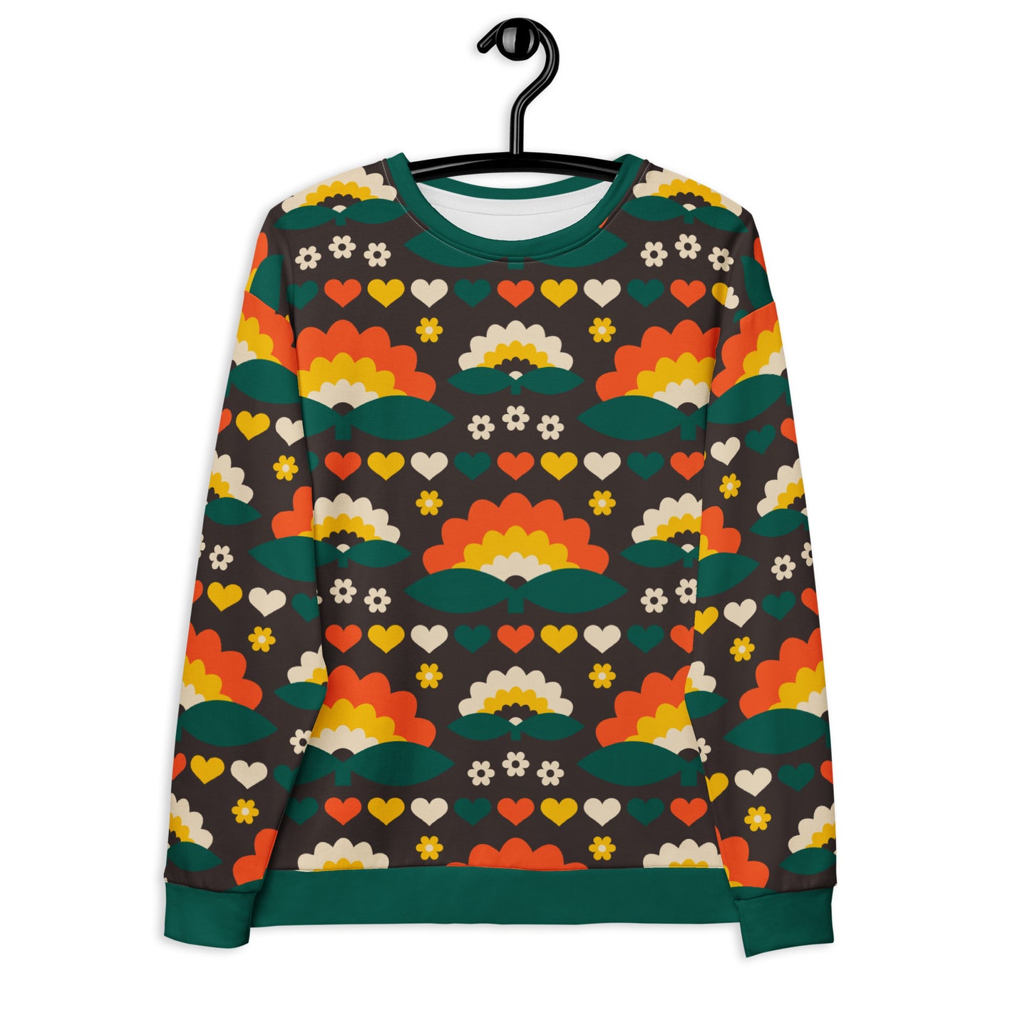 FALL IN LOVE orange brown - Sweatshirt | SHALMIAK