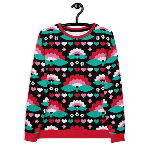 FALL IN LOVE red - Sweatshirt | SHALMIAK