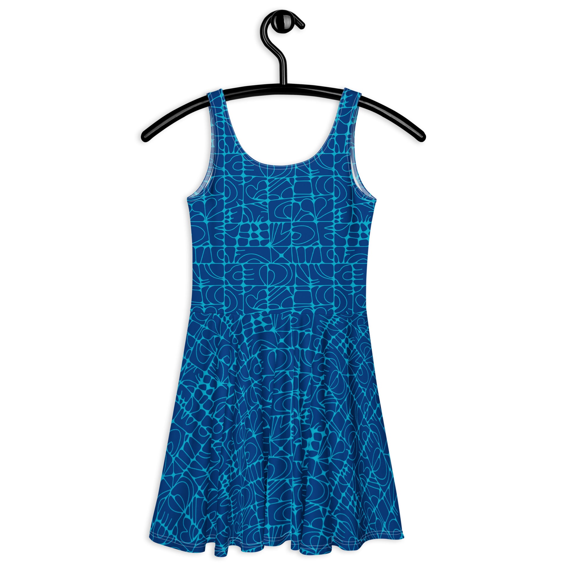STONE SPIRIT blue - Skater Dress | SHALMIAK