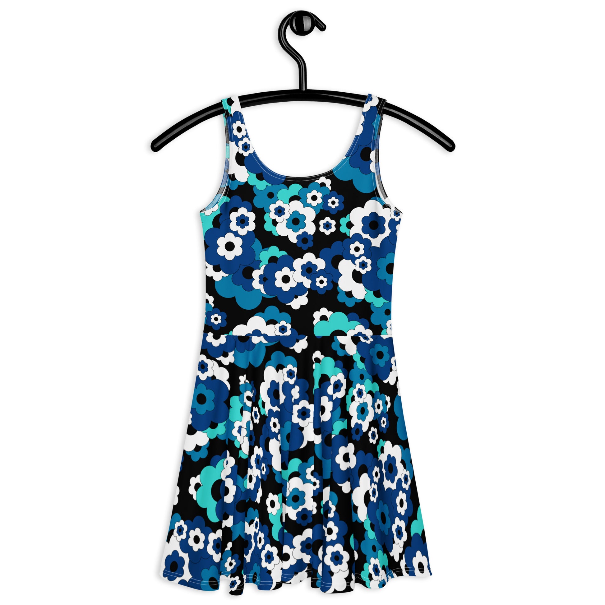 ERICA blue - Skater Dress | SHALMIAK