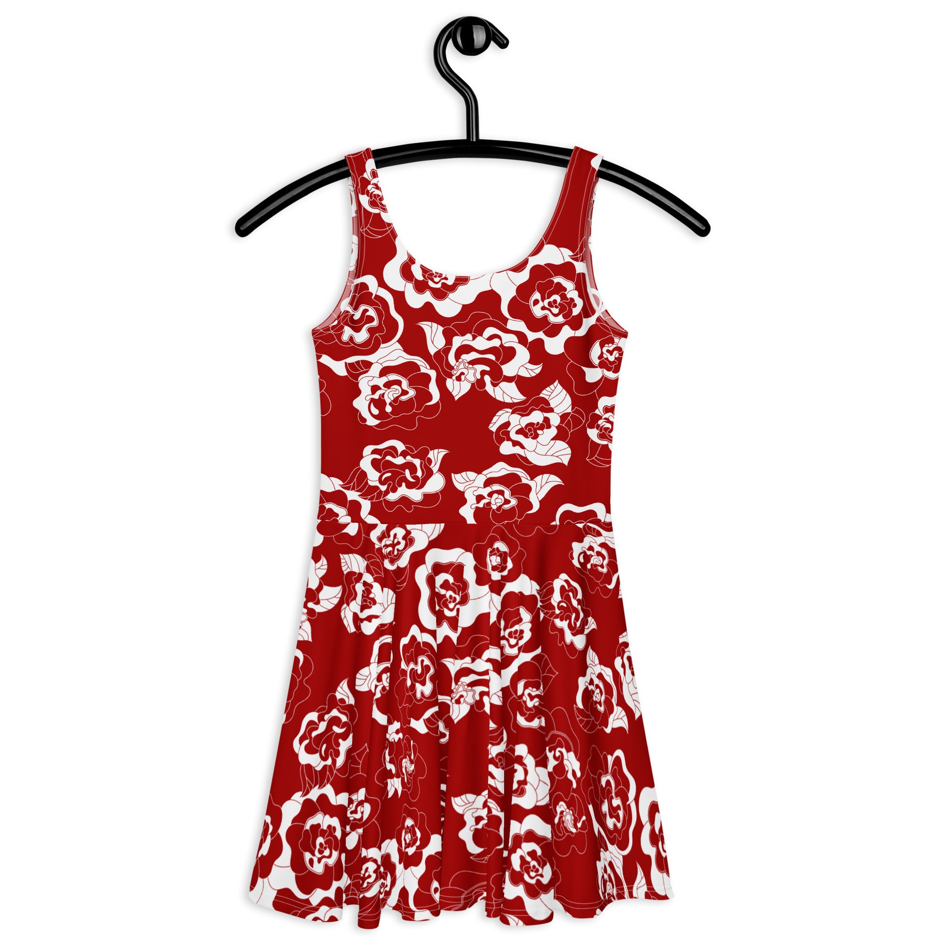 SERENITY scarlet - Skater Dress | SHALMIAK