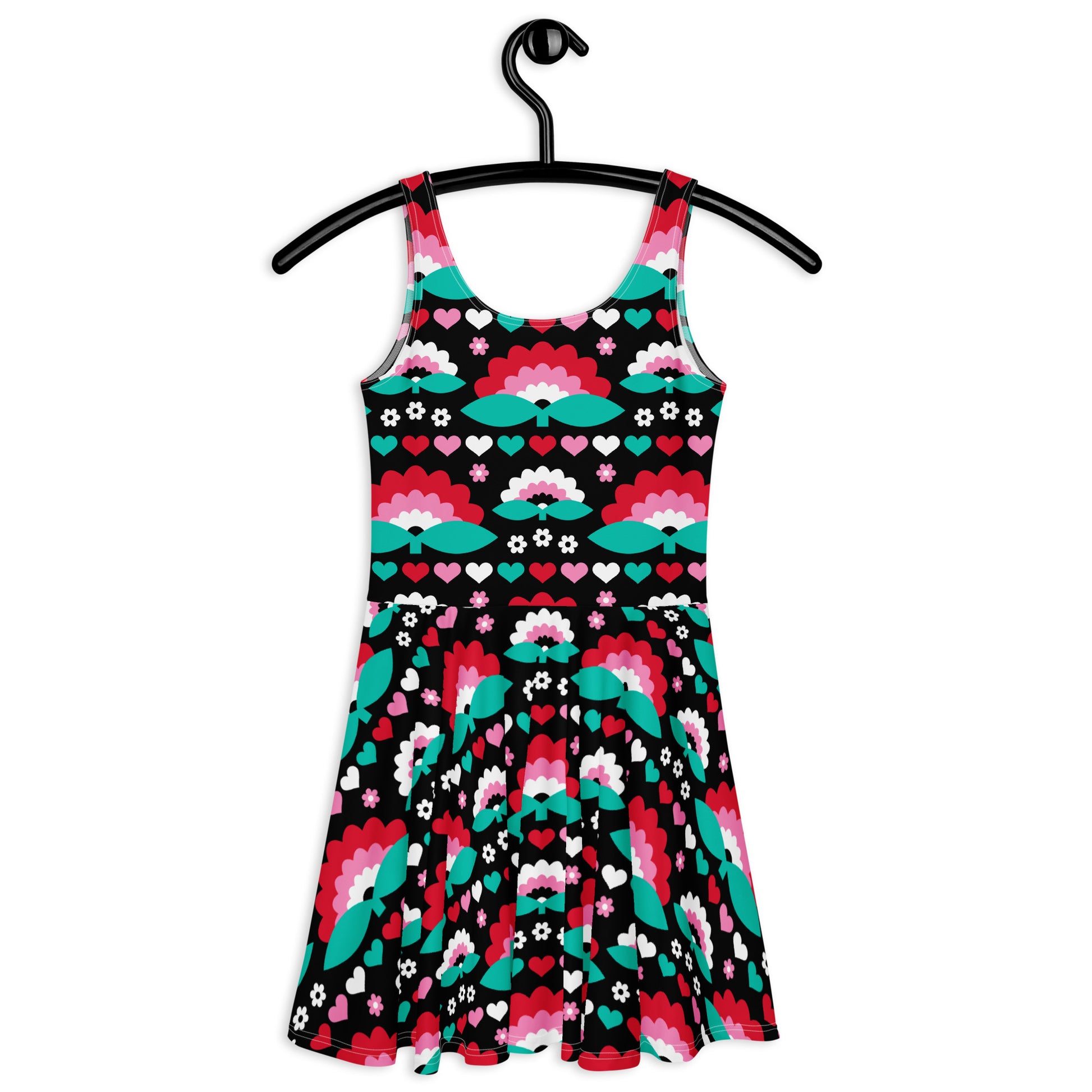 FALL IN LOVE red - Skater Dress | SHALMIAK