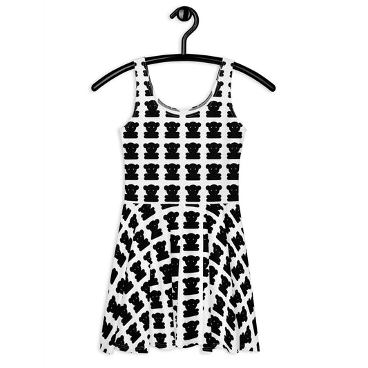 SWEET TEDDY bw - Skater Dress | SHALMIAK