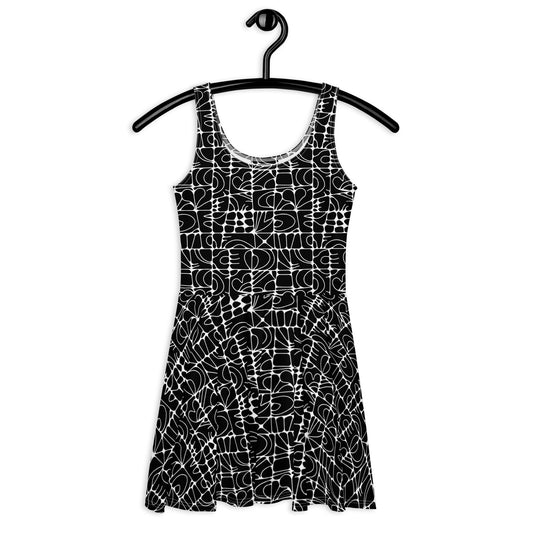 STONE SPIRIT bw - Skater Dress | SHALMIAK