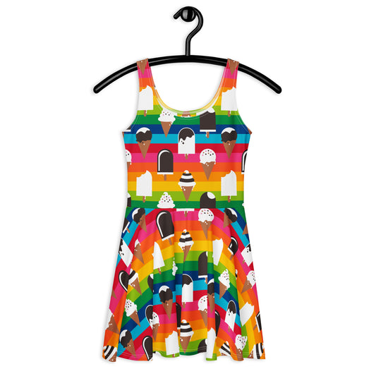 JÄDE rainbow - Skater Dress | SHALMIAK