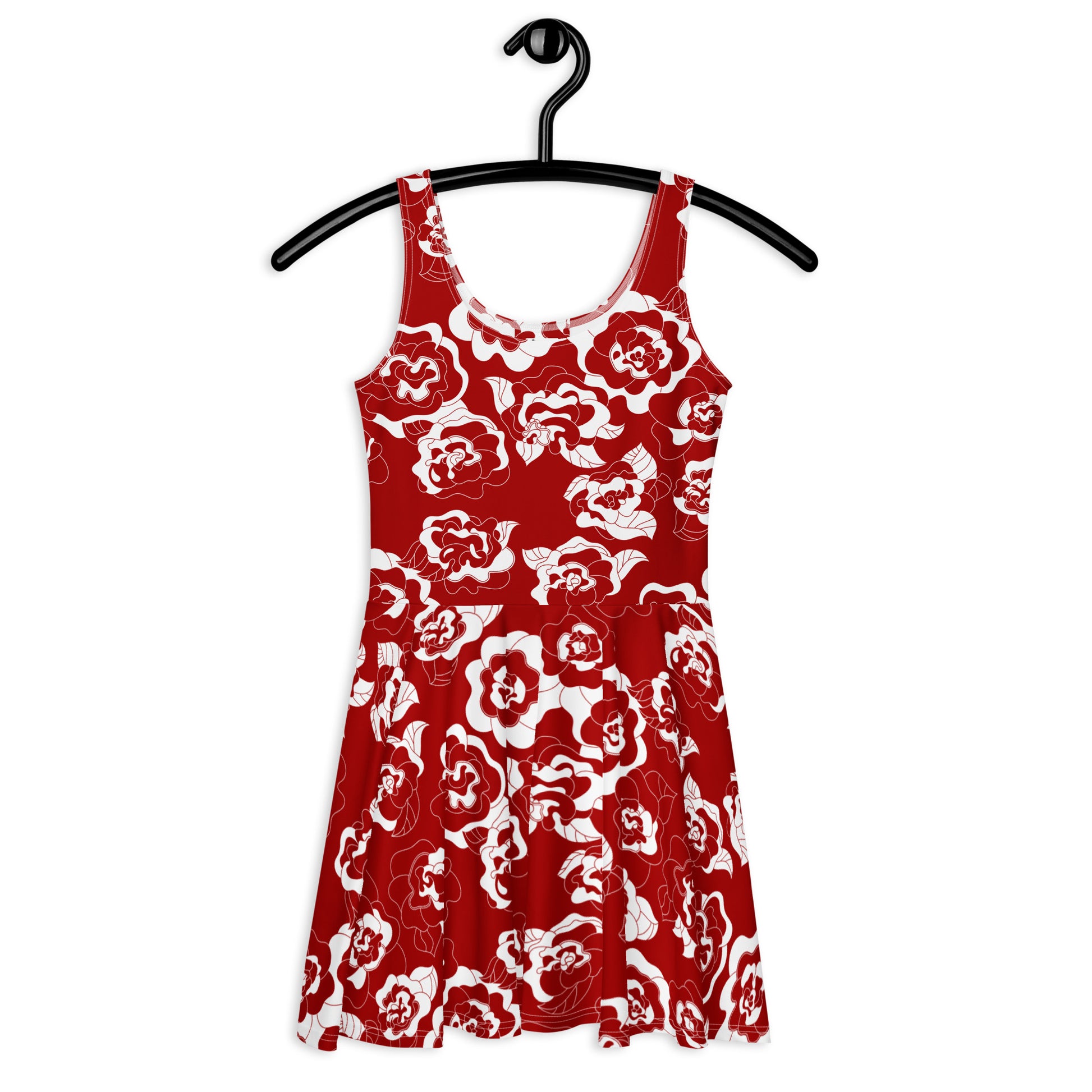 SERENITY scarlet - Skater Dress | SHALMIAK