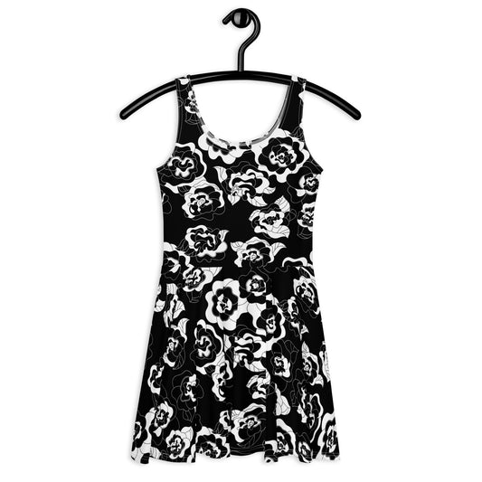 SERENITY bw - Skater Dress | SHALMIAK