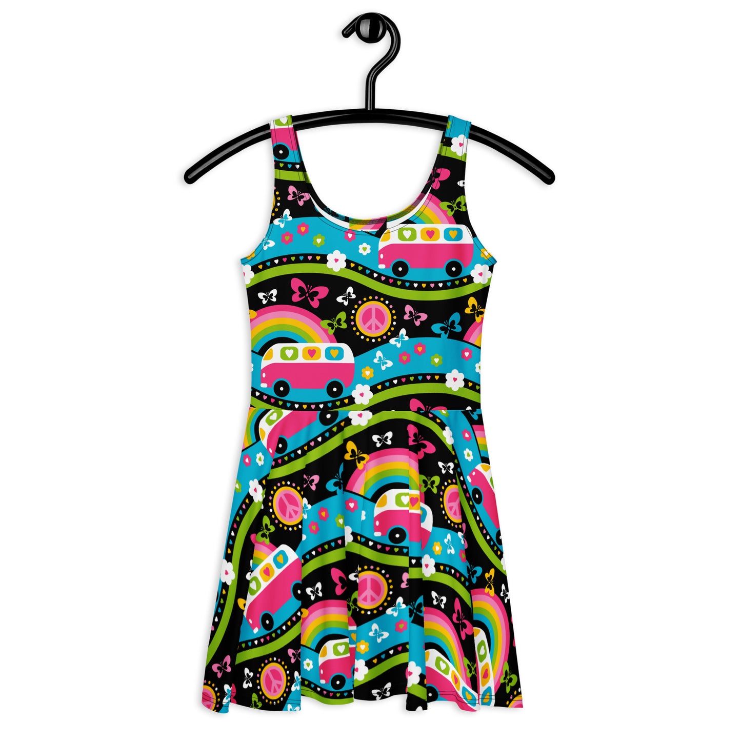 HIPPIE DAY sweet - Skater Dress | SHALMIAK