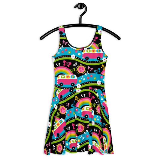 HIPPIE DAY sweet - Skater Dress | SHALMIAK