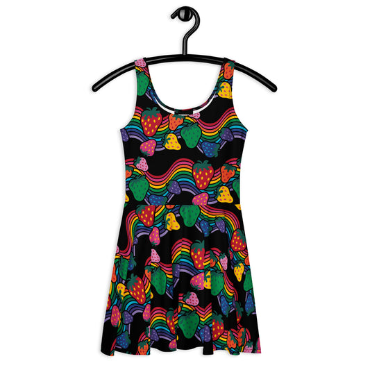 BERRYBOW black - Skater Dress | SHALMIAK