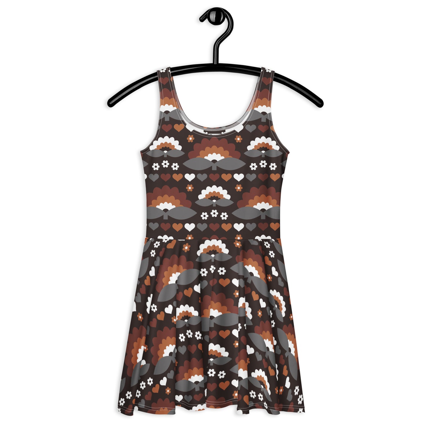 FALL IN LOVE mocca - Skater Dress | SHALMIAK