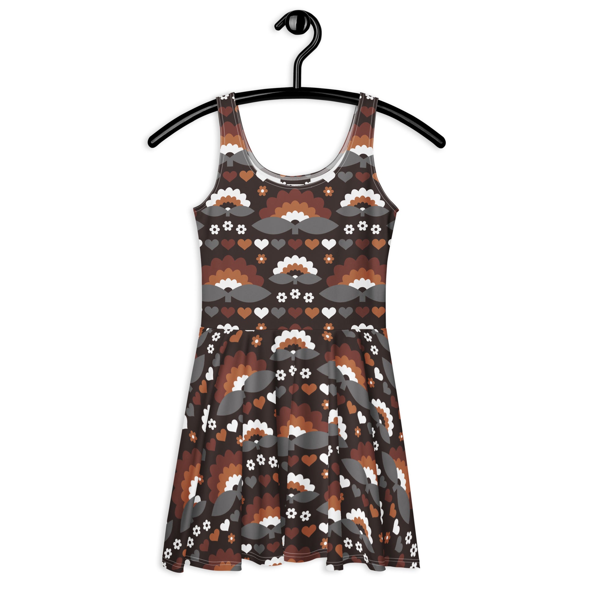 FALL IN LOVE mocca - Skater Dress | SHALMIAK