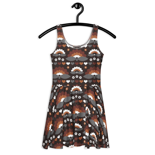 FALL IN LOVE mocca - Skater Dress | SHALMIAK