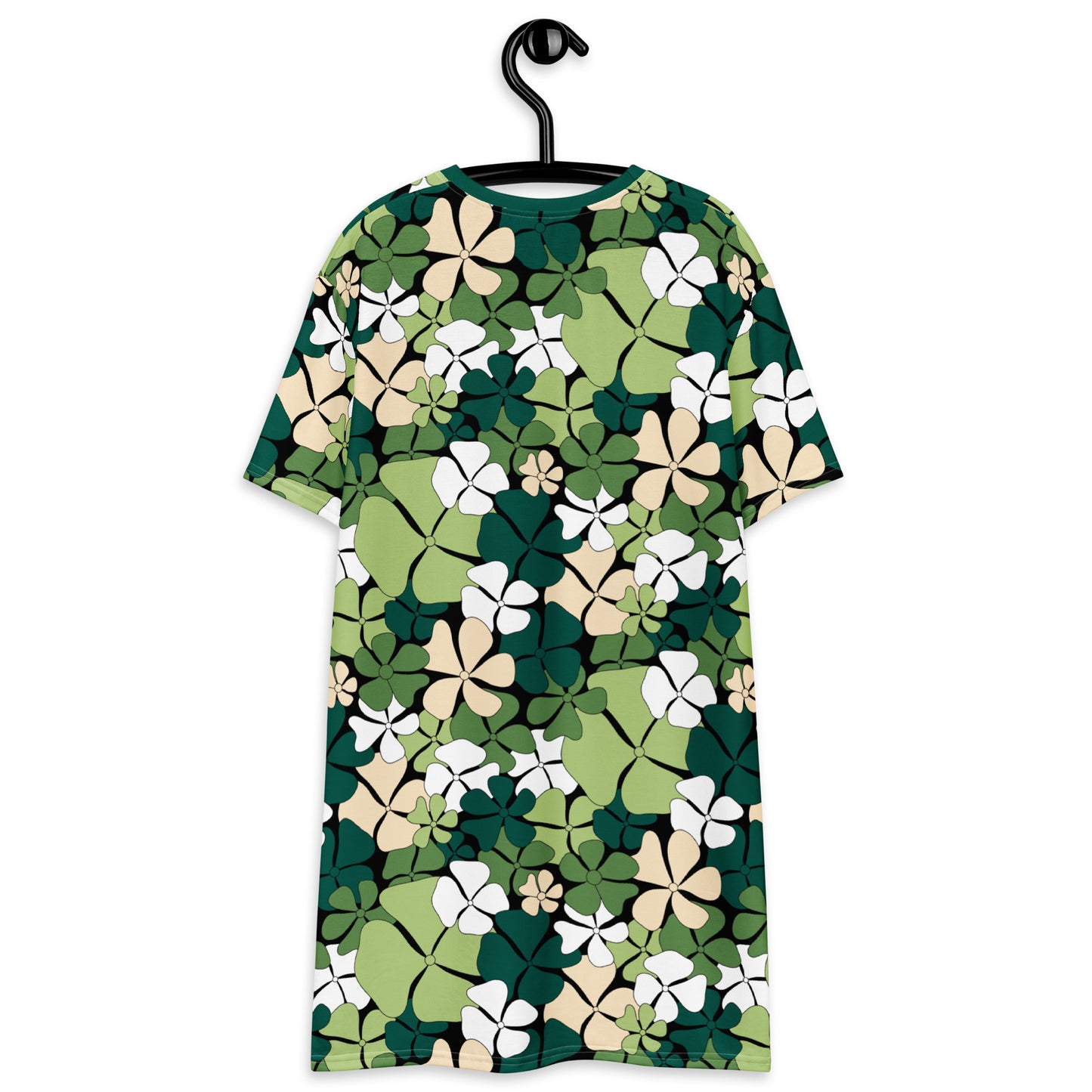 ADELIE green - T-Shirt Dress | SHALMIAK