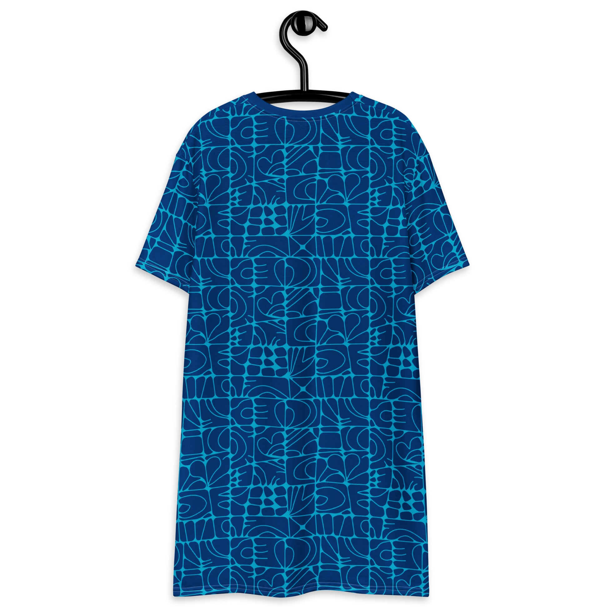STONE SPIRIT blue - T-Shirt Dress | SHALMIAK