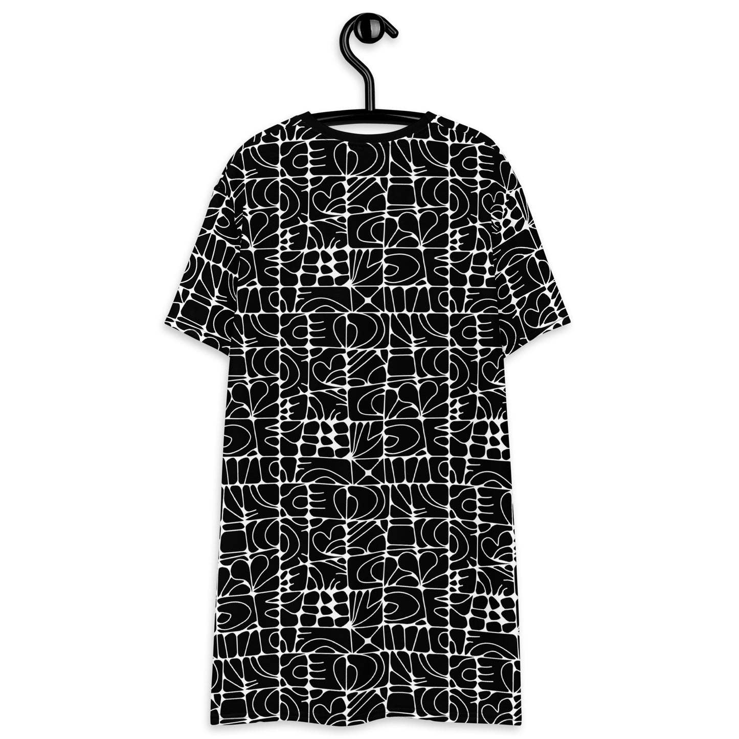 STONE SPIRIT bw - T-Shirt Dress | SHALMIAK