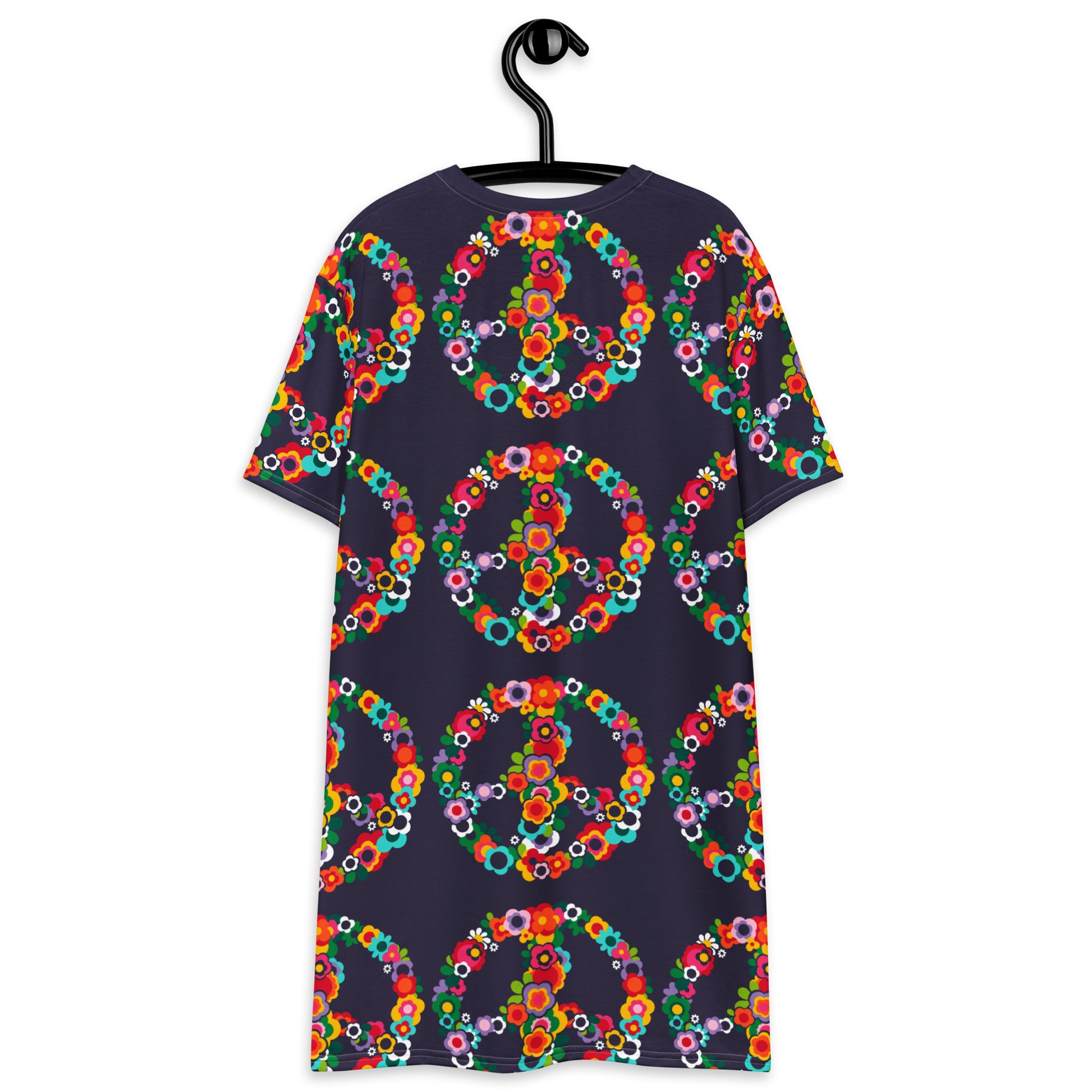 PEACE BLOSSOMS - T-Shirt Dress | SHALMIAK