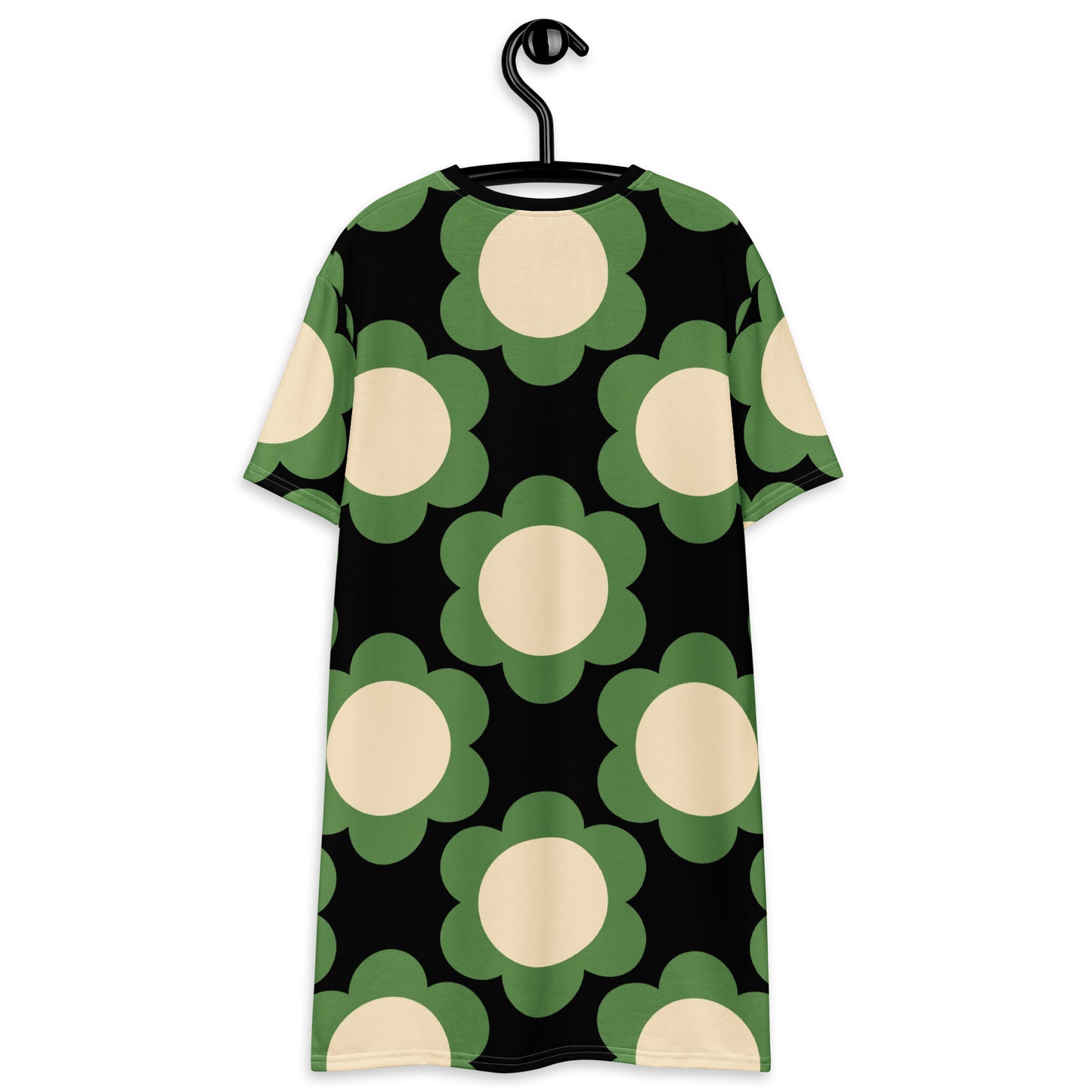ELLIE green black - T-Shirt Dress | SHALMIAK