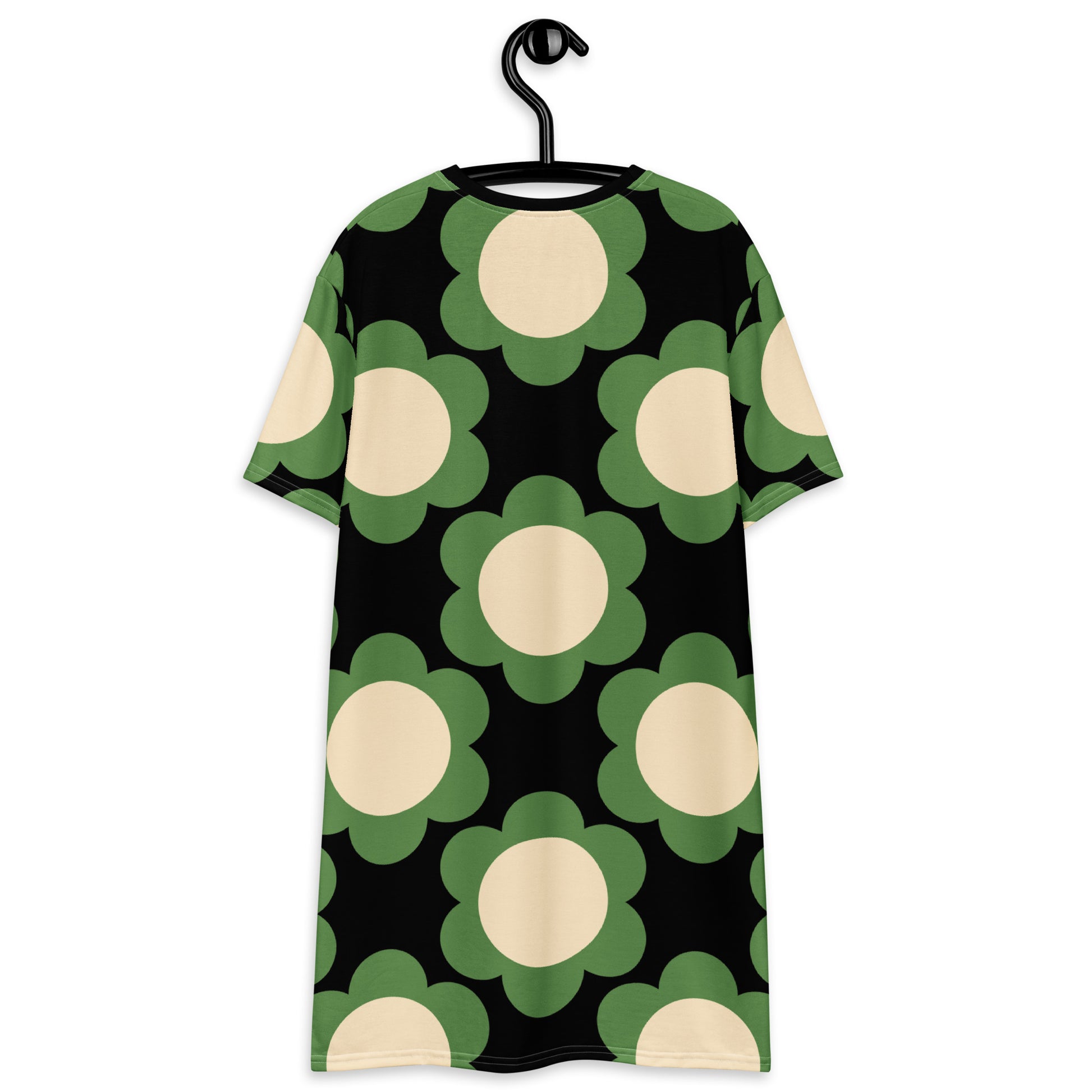 ELLIE green black - T-Shirt Dress | SHALMIAK