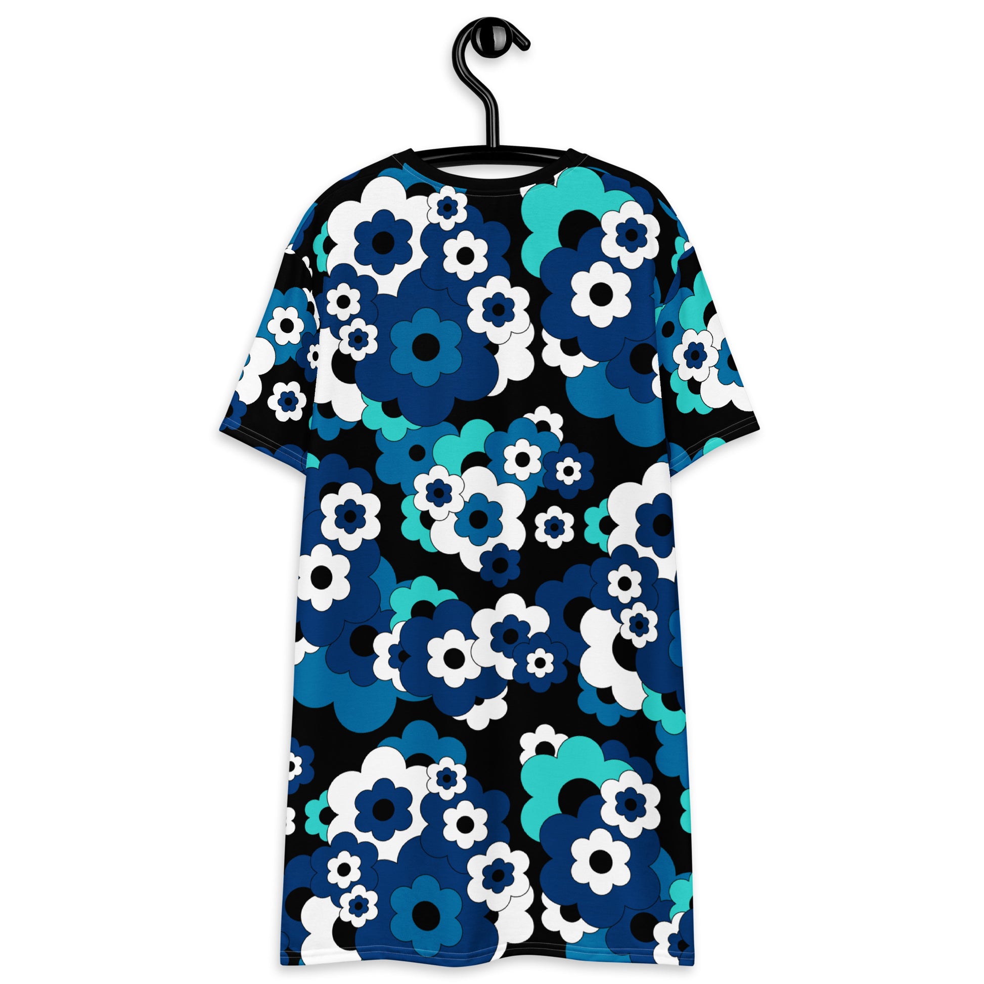 ERICA blue - T-Shirt Dress | SHALMIAK