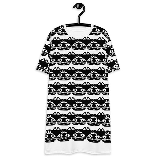 JUST MAU bw - T-Shirt Dress | SHALMIAK