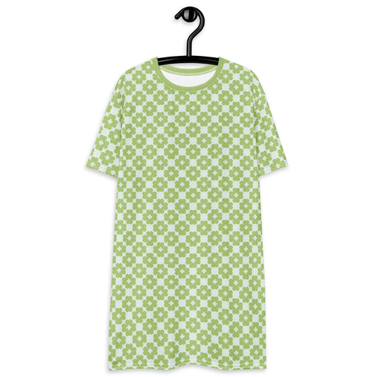 ELLIE LUCK tender green - T-Shirt Dress | SHALMIAK
