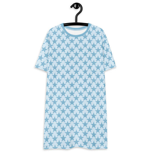 ELLIE STAR tender blue - T-Shirt Dress | SHALMIAK