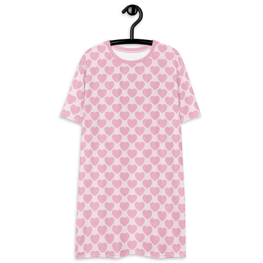 ELLIE LOVE tender pink - T-Shirt Dress | SHALMIAK