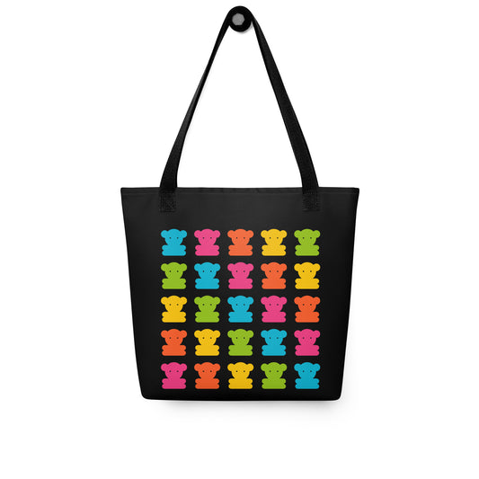 SWEET TEDDY happy black - Tote Bag | SHALMIAK