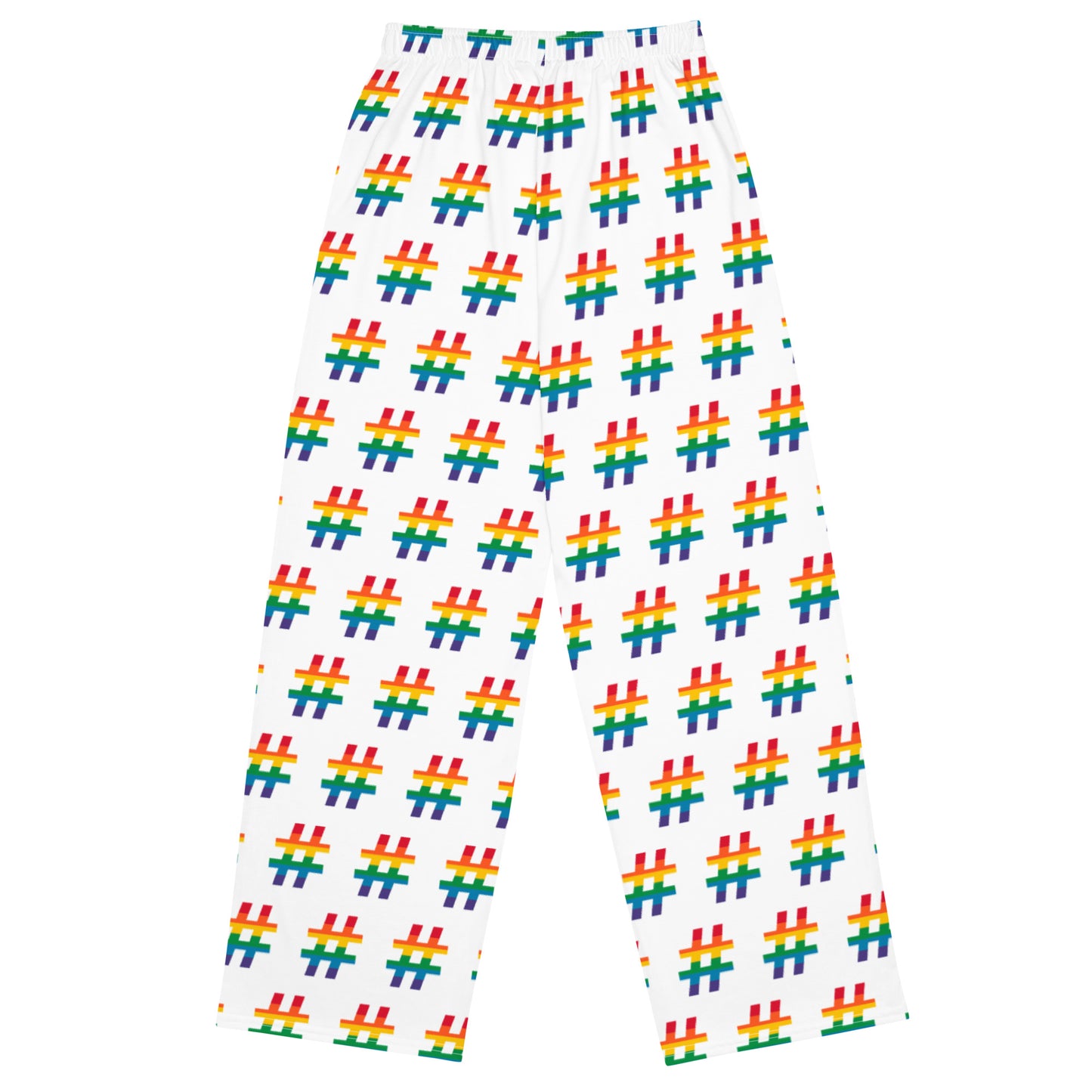 #RAINBOW white - Pants | SHALMIAK