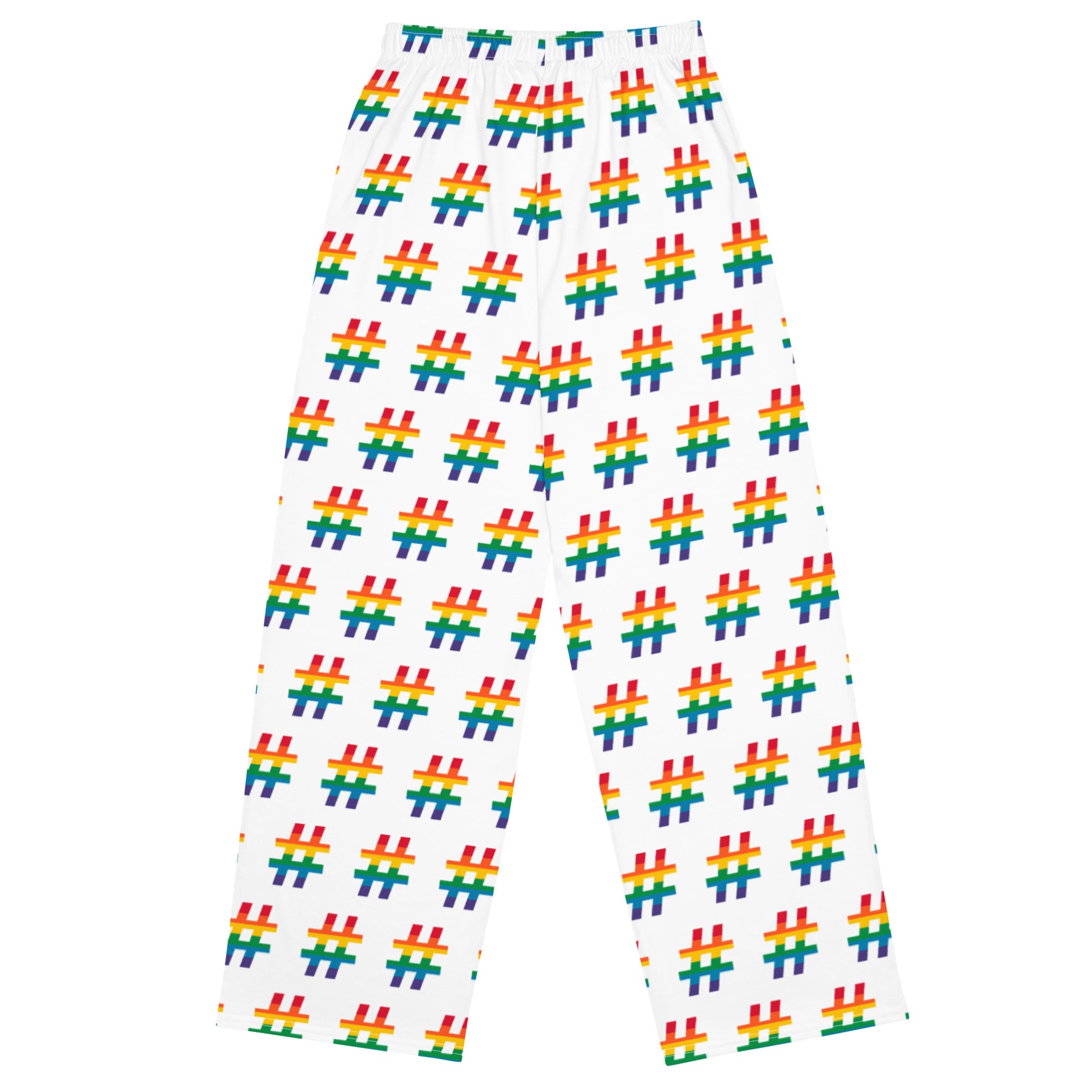 #RAINBOW white - Pants | SHALMIAK