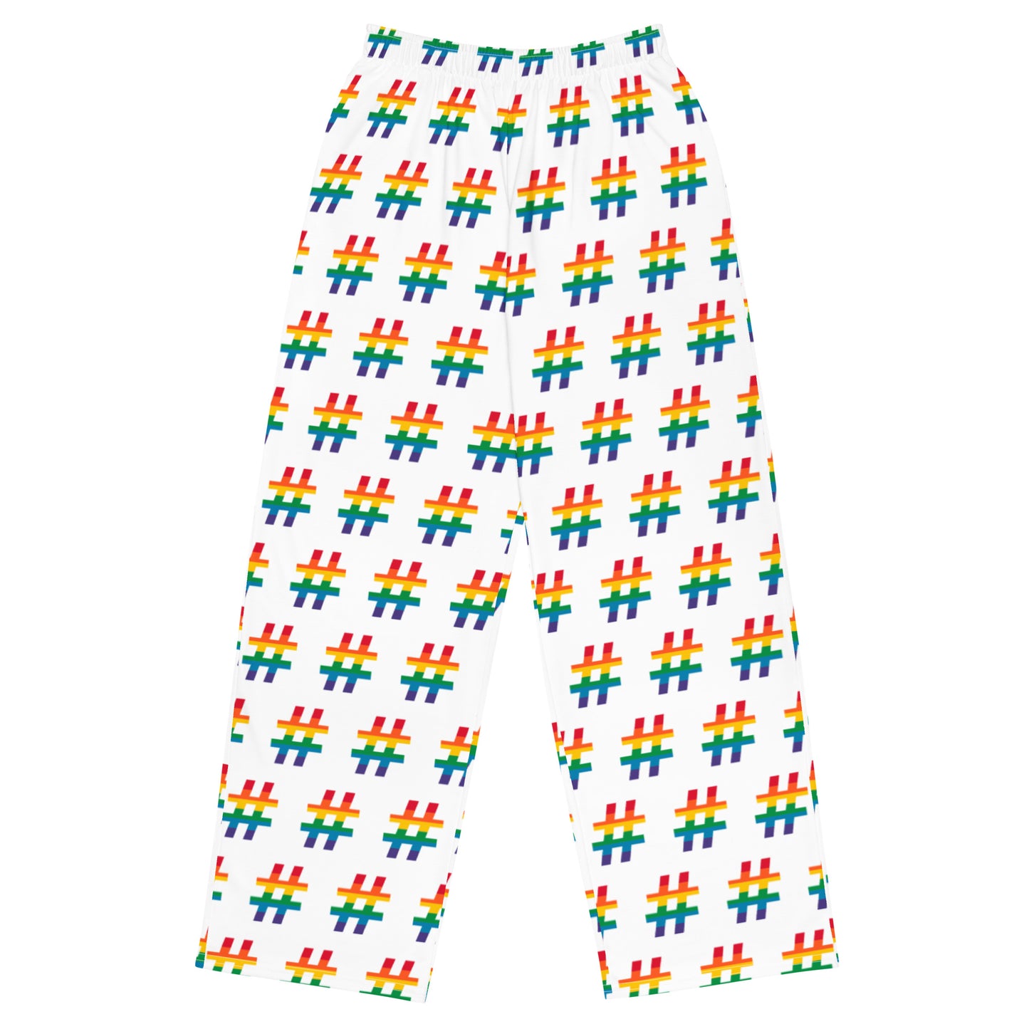 #RAINBOW white - Pants | SHALMIAK