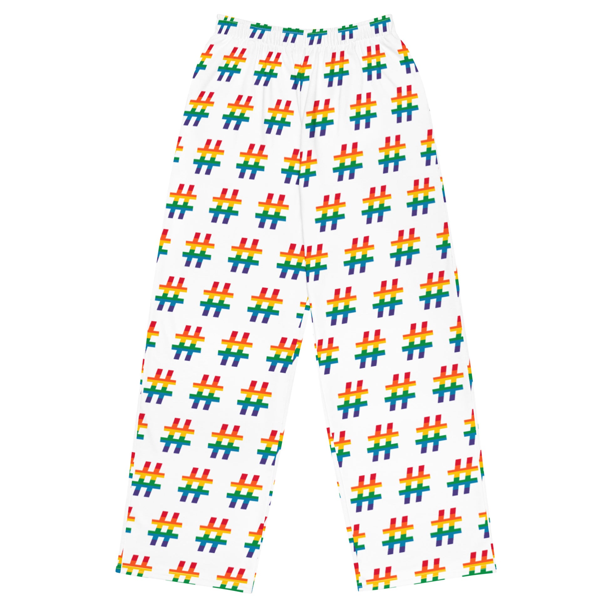 #RAINBOW white - Pants | SHALMIAK