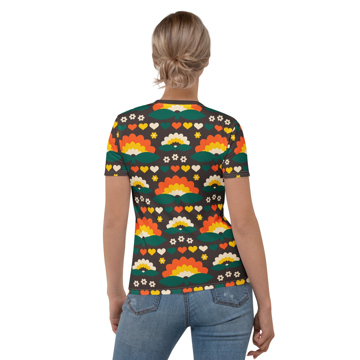 FALL IN LOVE orange brown - Woman's T-Shirt | SHALMIAK