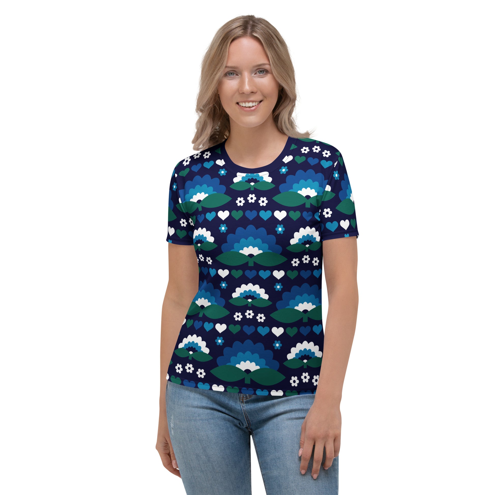 FALL IN LOVE magic blue - Woman's T-Shirt | SHALMIAK