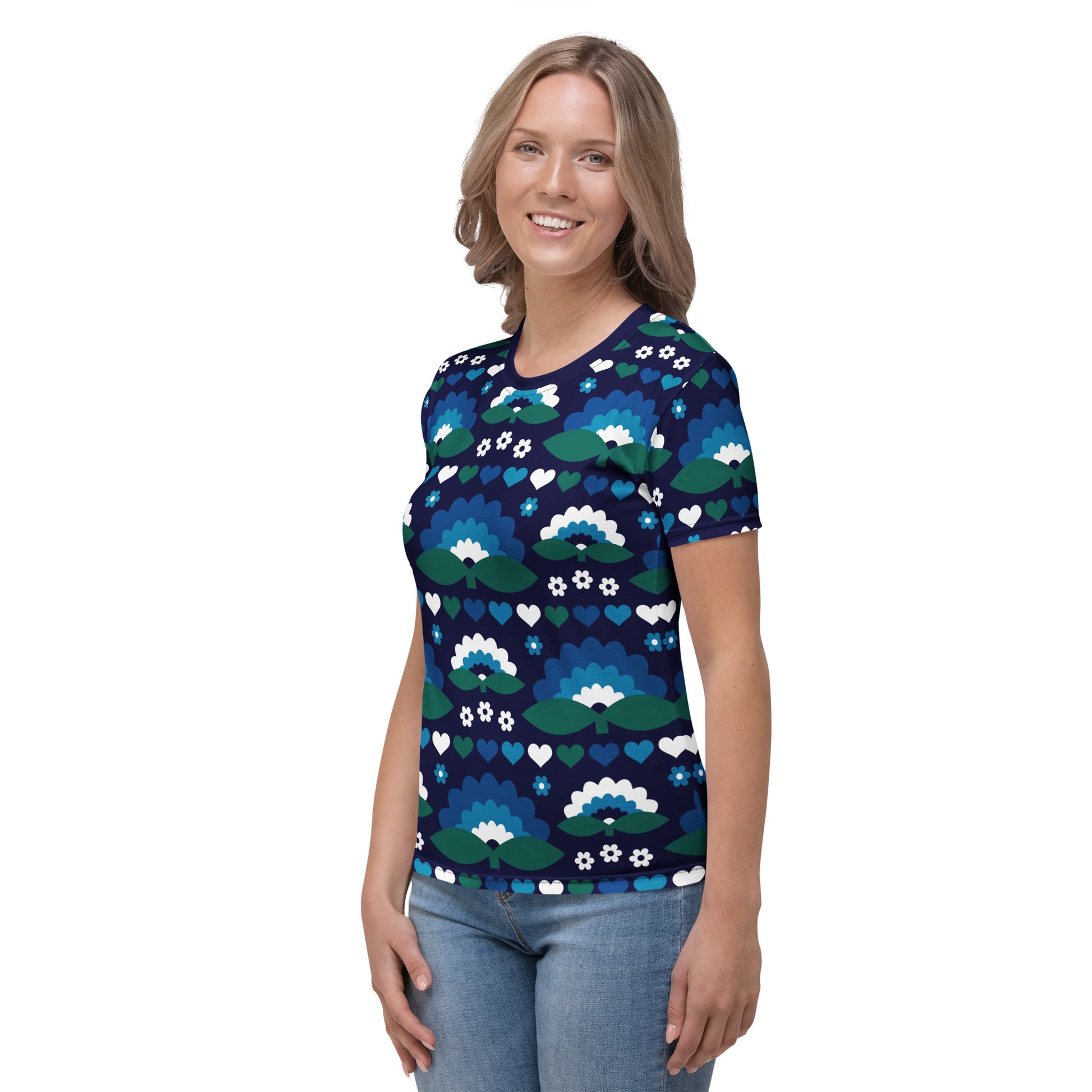 FALL IN LOVE magic blue - Woman's T-Shirt | SHALMIAK