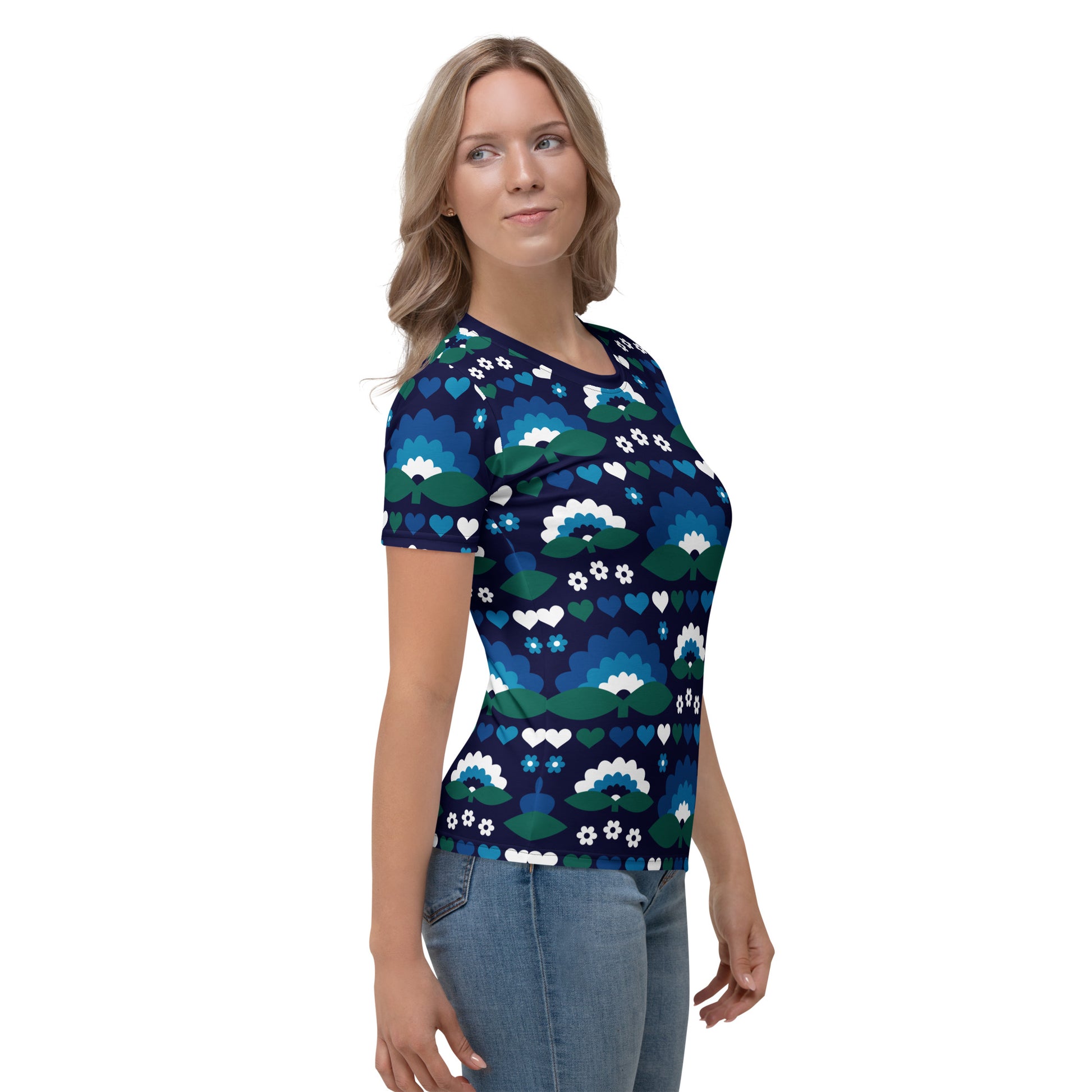 FALL IN LOVE magic blue - Woman's T-Shirt | SHALMIAK