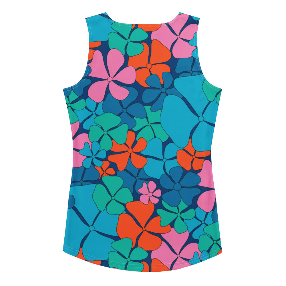 ADELIE orange blue - Tank Top | SHALMIAK