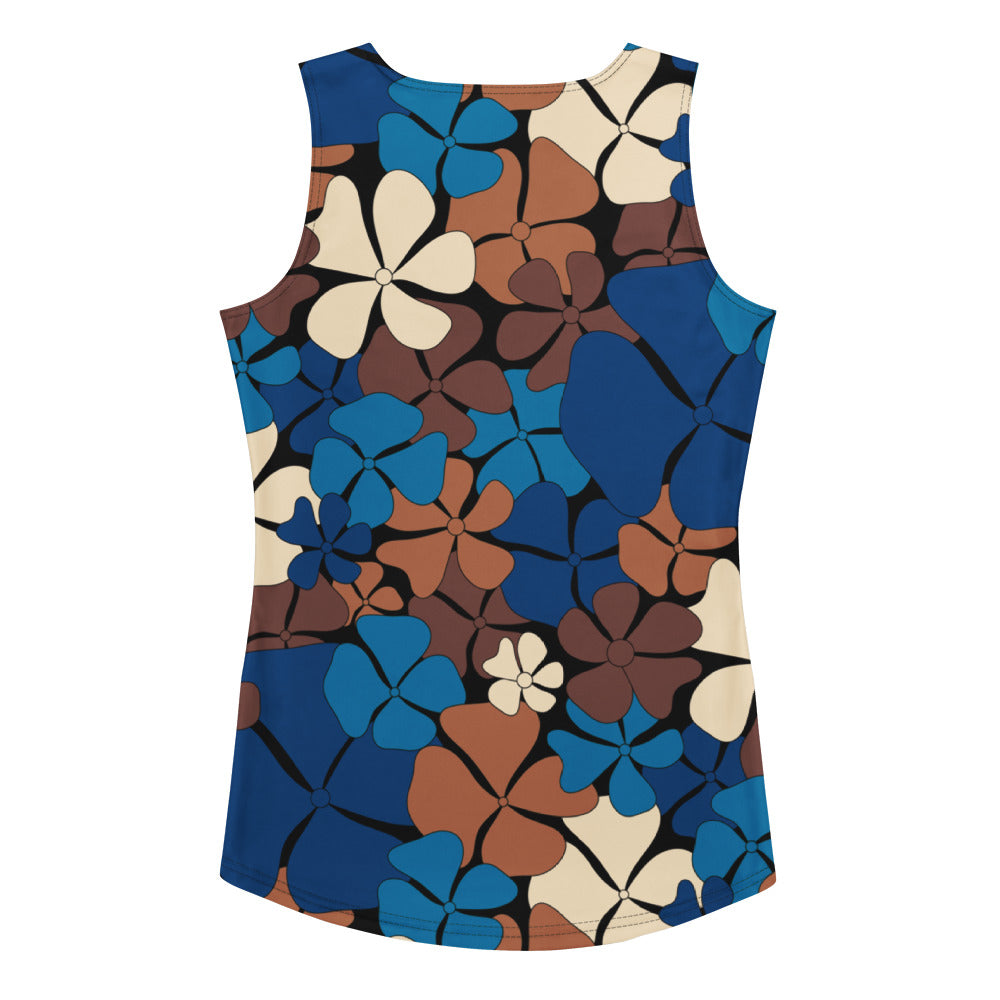ADELIE blue brown - Tank Top | SHALMIAK