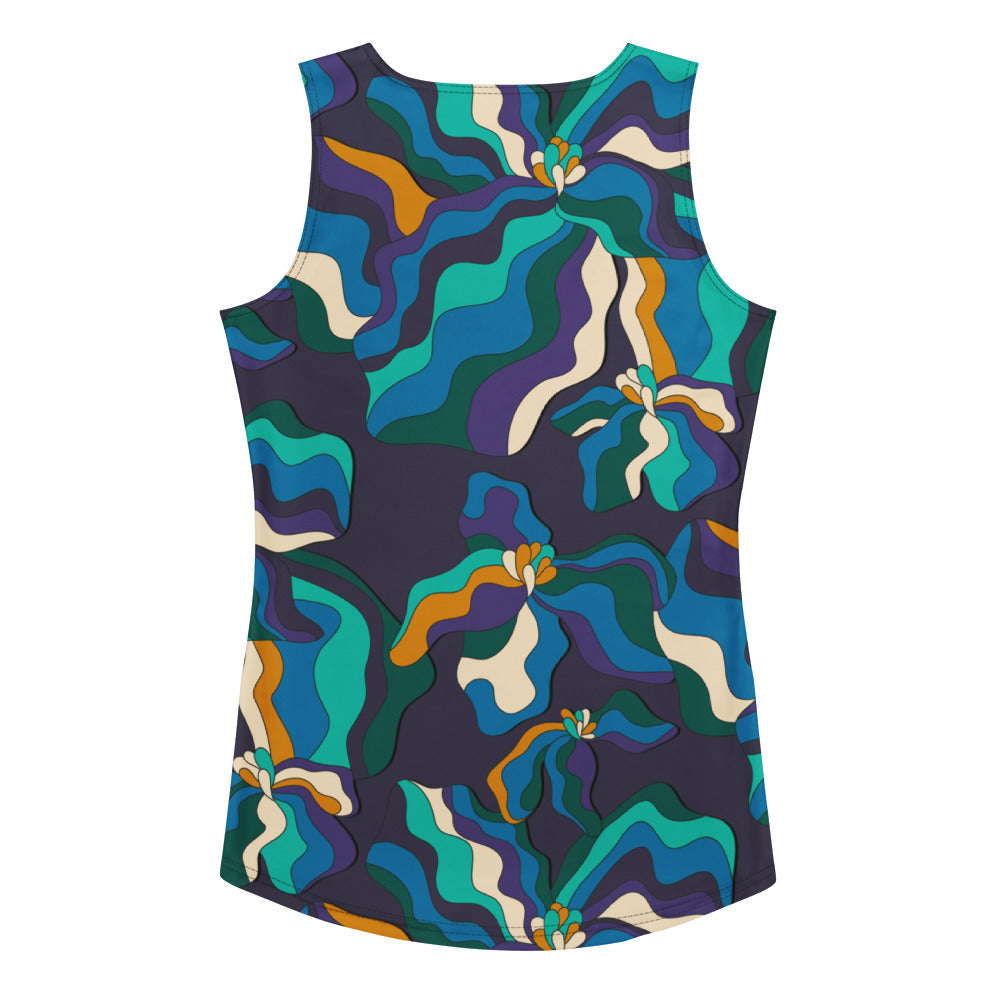 SASSY IRIS purple - Tank Top | SHALMIAK