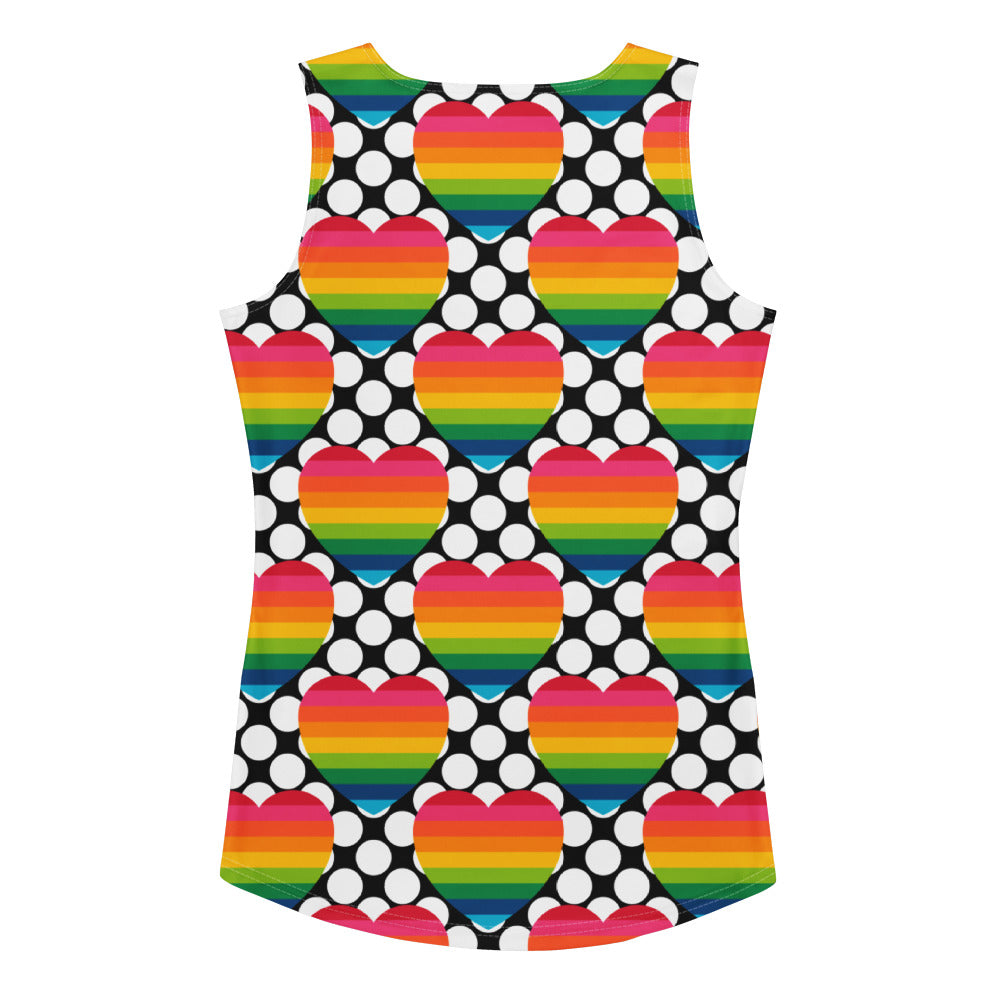 ELLIE LOVE DOT rainbow - Tank Top | SHALMIAK