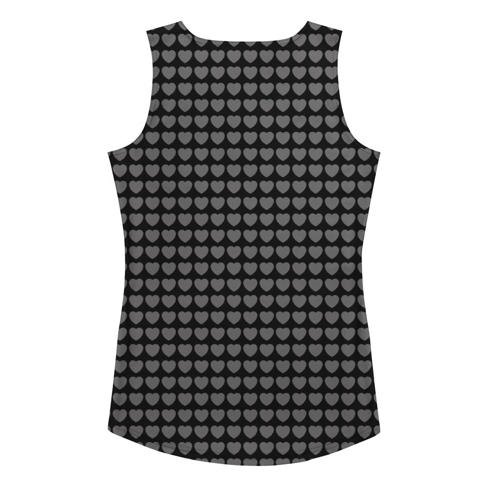 Tank Top - HERTTAHOUND HEARTS grey | SHALMIAK